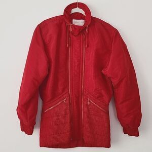 Peter Steinebronn Vintage Red Ski Jacket 8 M